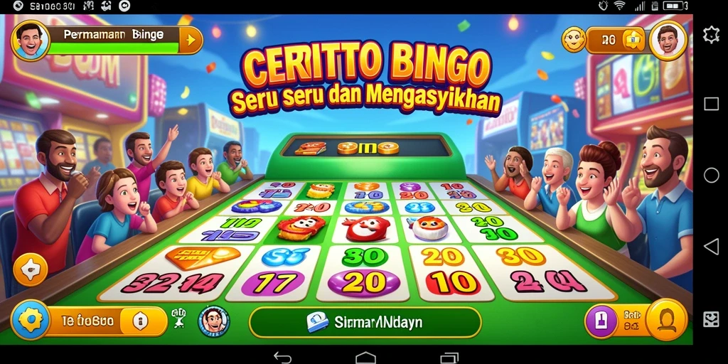 Gameplay seru Bingo di CERITOTO dengan teman-teman.
