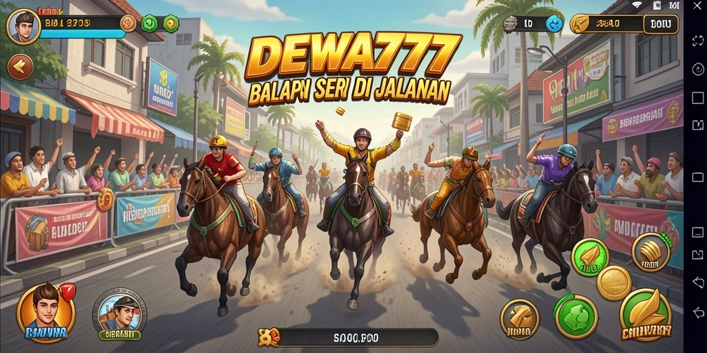 Gameplay seru dalam balapan cepat DEWA777.
