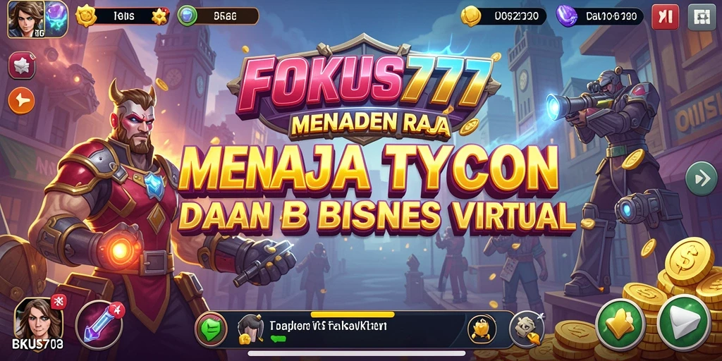 Gameplay FOKUS777 menampilkan simulasi bisnis yang menarik dan interaktif.