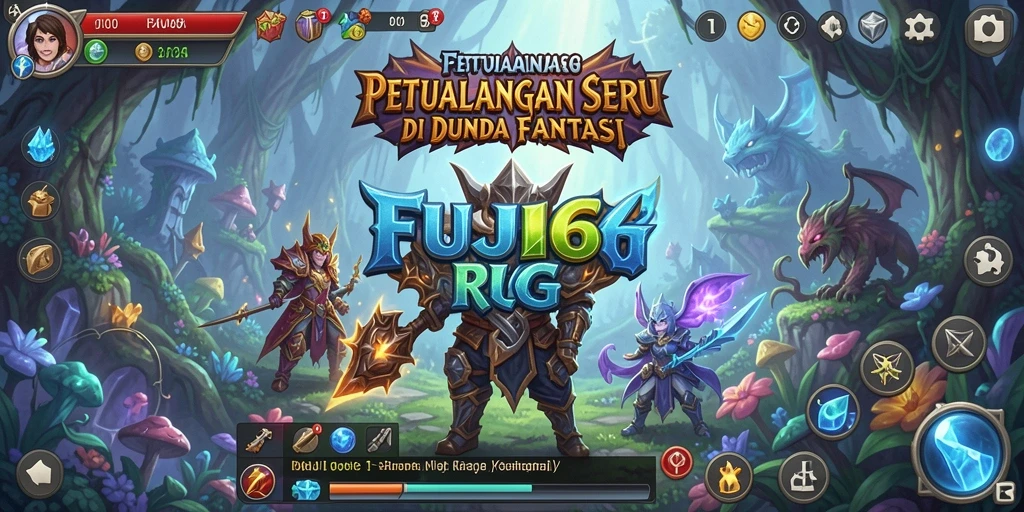 Tampilan menarik dari gameplay RPG FUJI66 dengan petualangan seru.