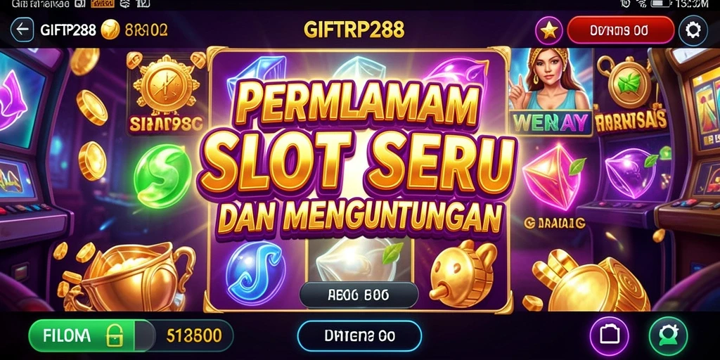 Screenshot utama GIFTRP288 menampilkan gameplay Slot yang menyenangkan.