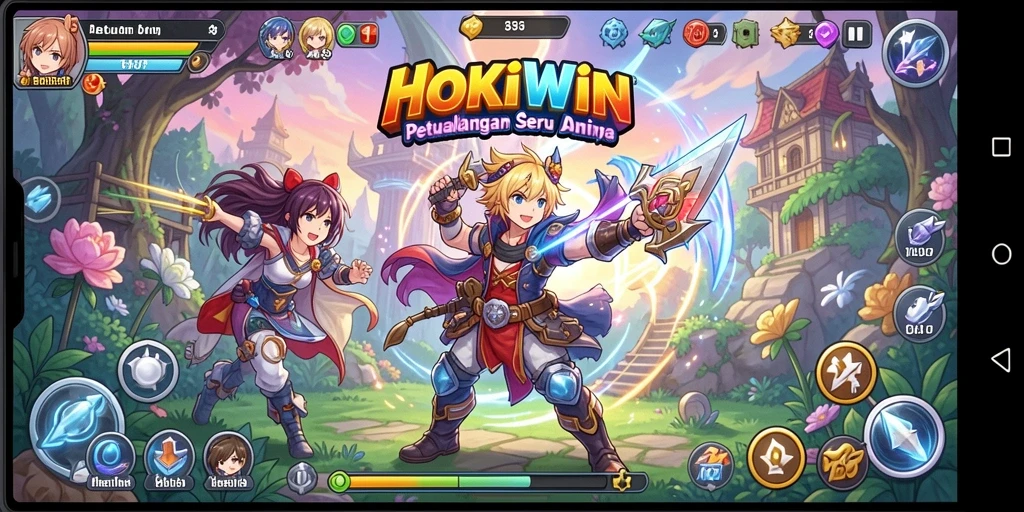 Gameplay seru dan interaktif HOKIWIN yang penuh warna.