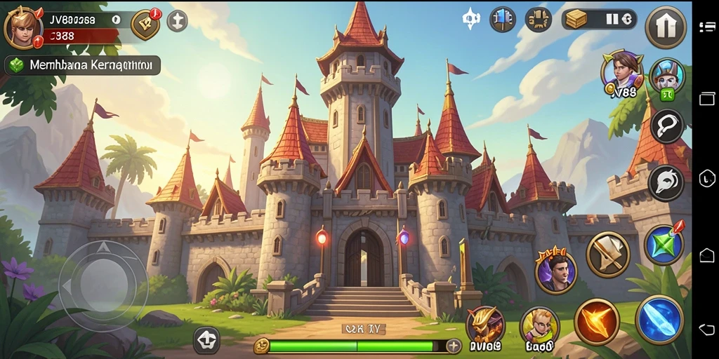 Tampilan gameplay JV88 yang mengasyikkan dalam Tower Defense.
