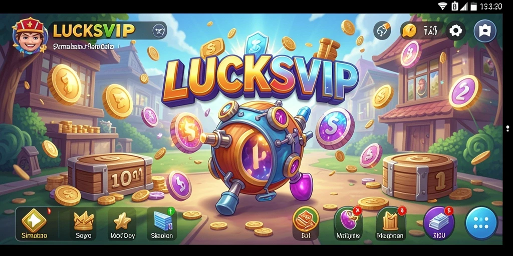 Tangkapan layar LUCKSVIP menampilkan aksi permainan simulasi yang menarik.