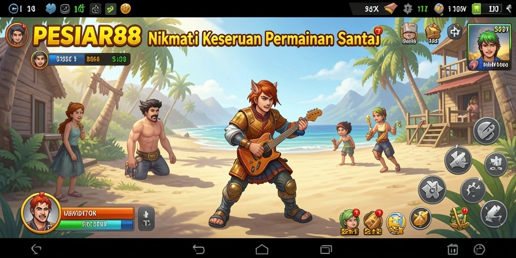 Tampilan menarik dari gameplay PESIAR88 yang seru dan menghibur.
