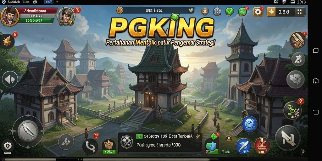 Gameplay menegangkan dan strategis dalam PGKING yang penuh aksi.