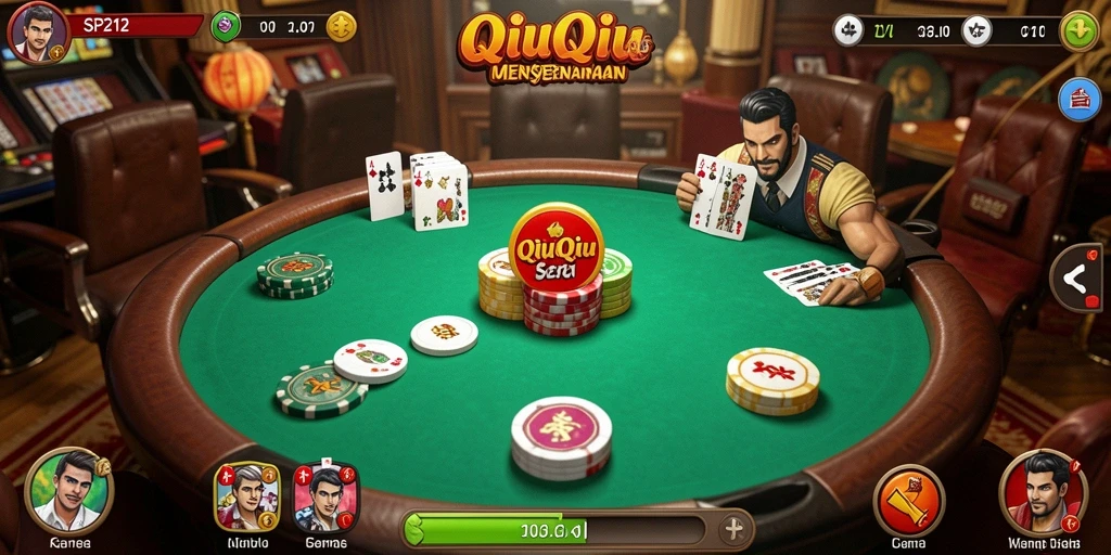 Gameplay seru saat bermain QiuQiu di SP212.