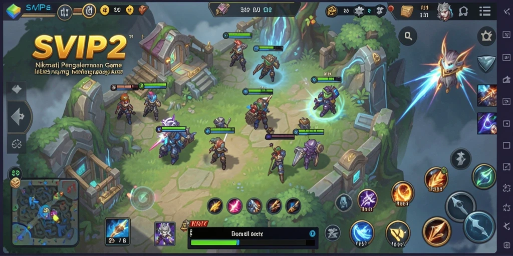 Tampilan gameplay SVIP2 yang menarik dan adiktif.
