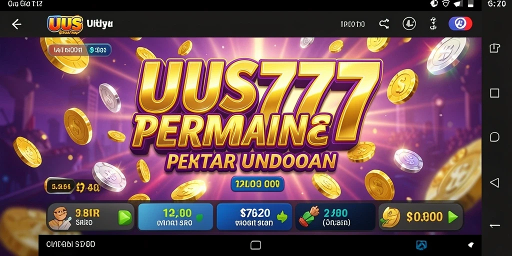 Tampilan permainan UUS777 yang menarik dan penuh warna.