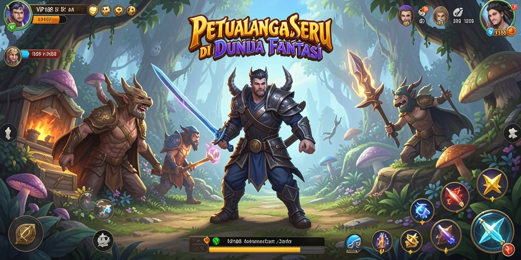 Gameplay seru dengan eksplorasi dan tantangan petualangan.